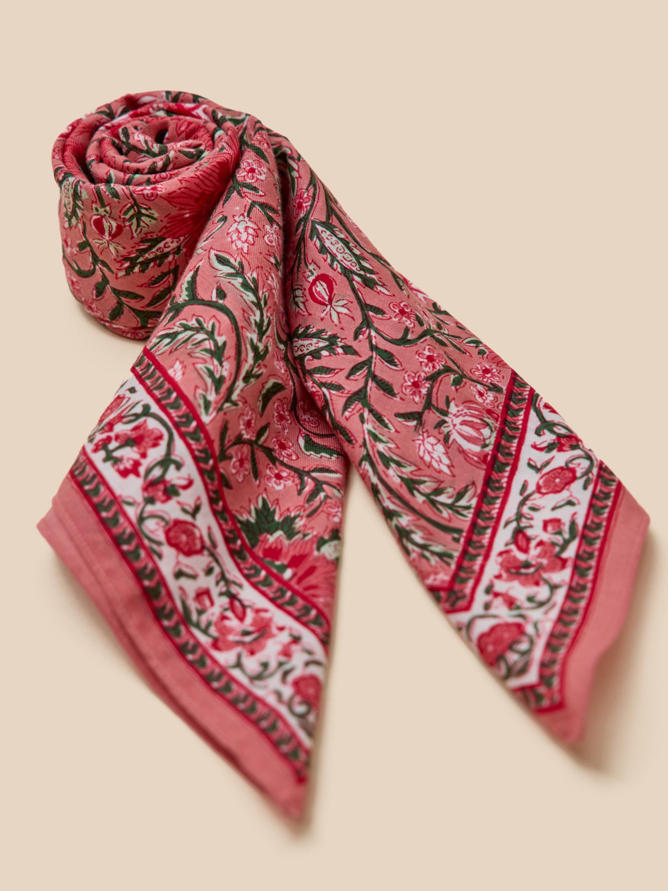 Foulard imprimé indien femme