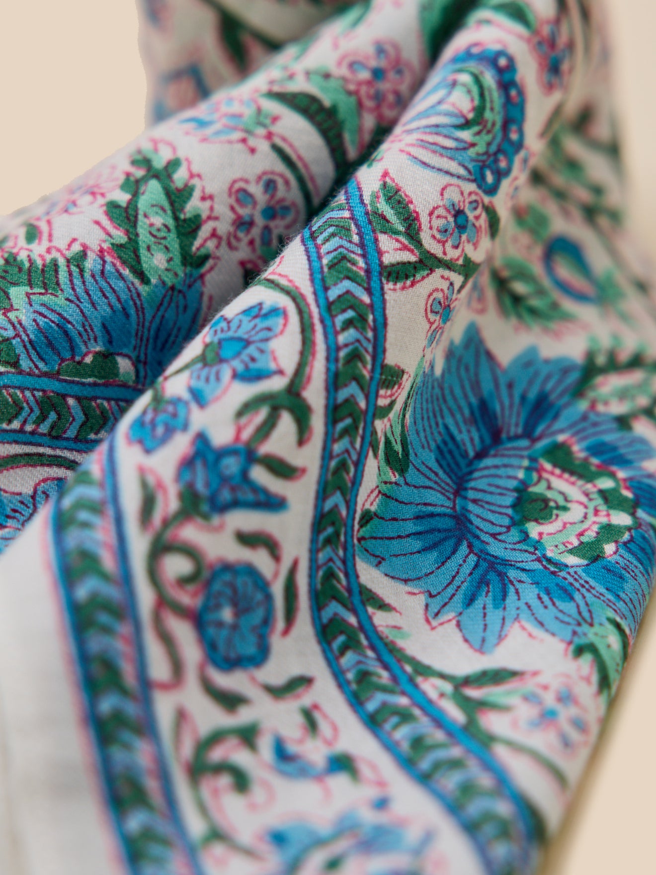 Foulard imprimé indien femme