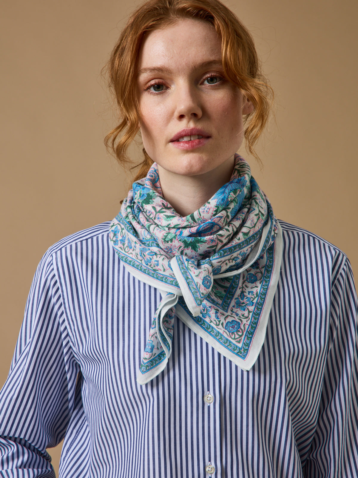 Foulard imprimé indien femme