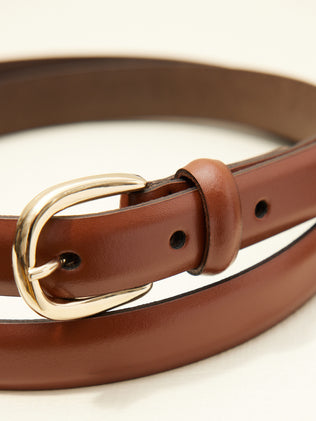 Ceinture fine cuir femme