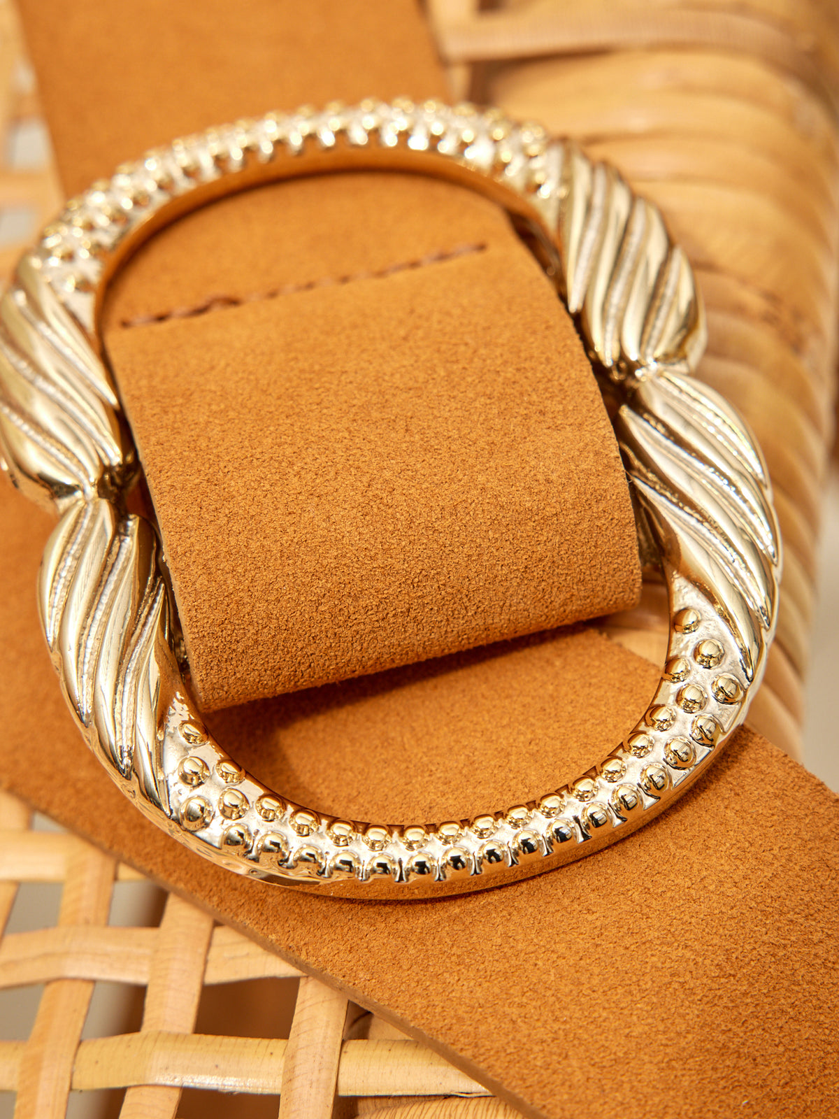 Ceinture cuir femme boucle fantaisie