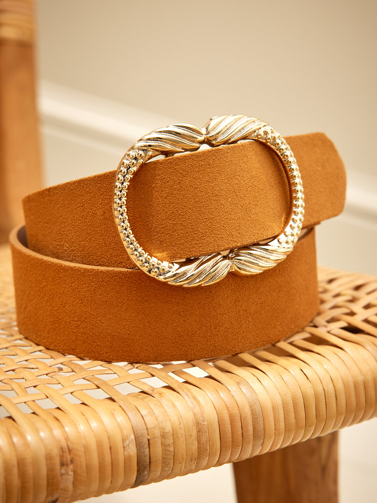 Ceinture cuir femme boucle fantaisie