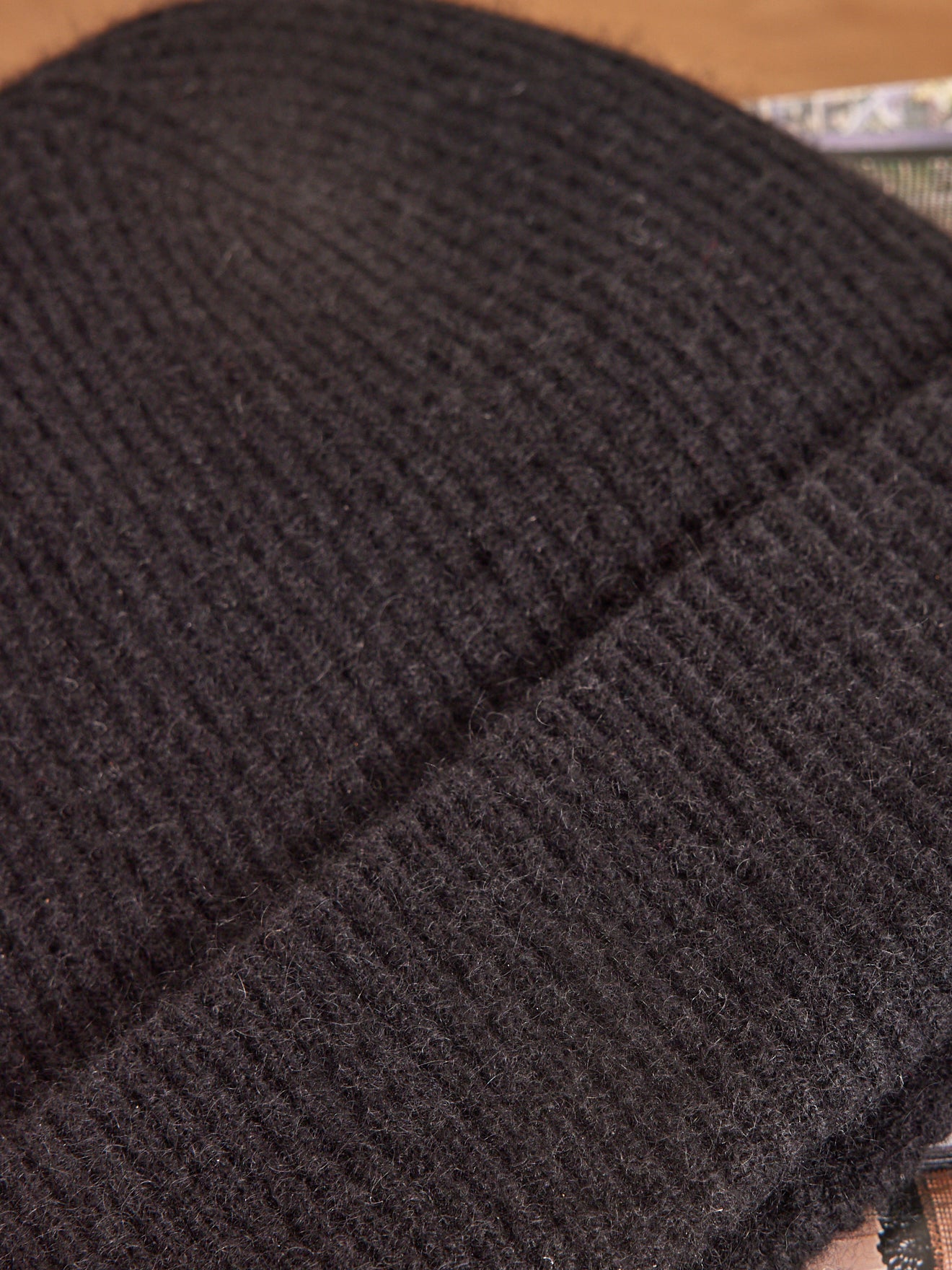 Muts in ribtricot - Kasjmier collectie