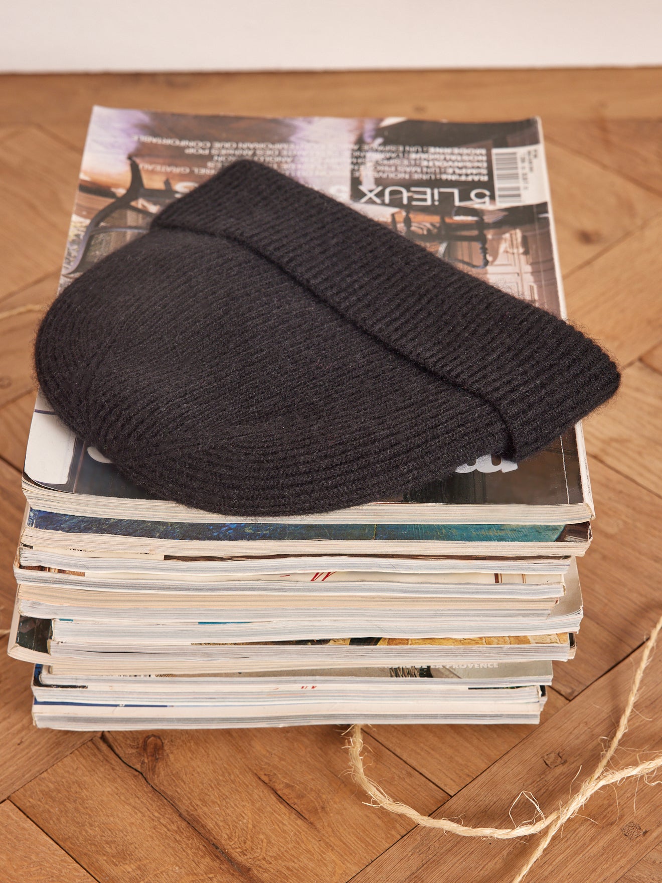Muts in ribtricot - Kasjmier collectie