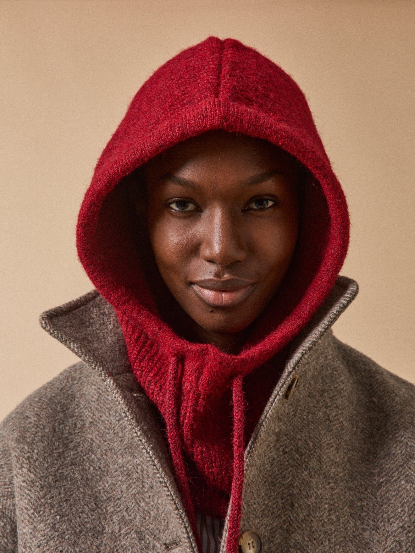 Oversized damescapuchon