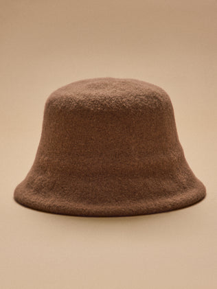 Chapeau cloche en laine femme