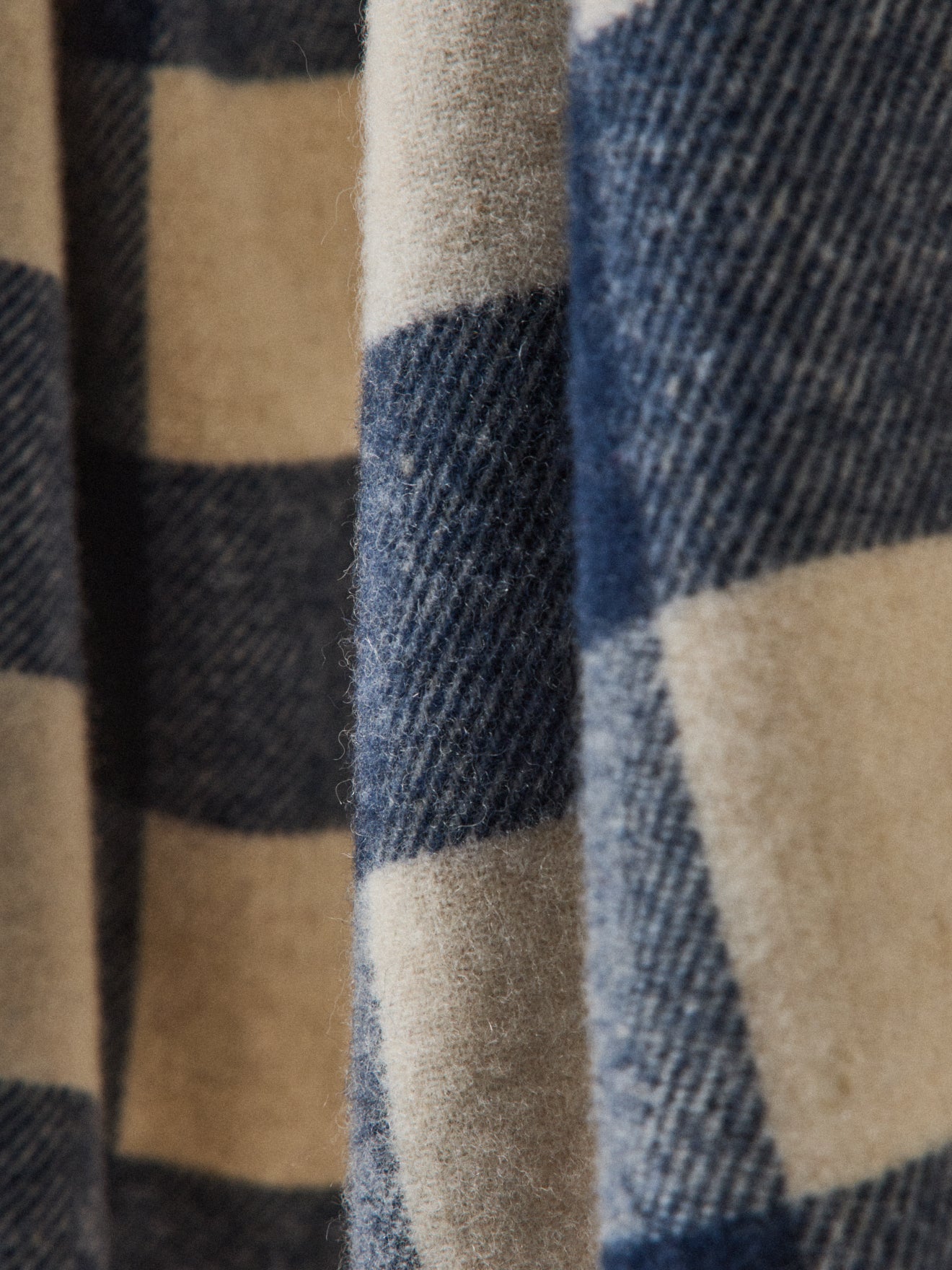 Écharpe carreaux adulte en laine