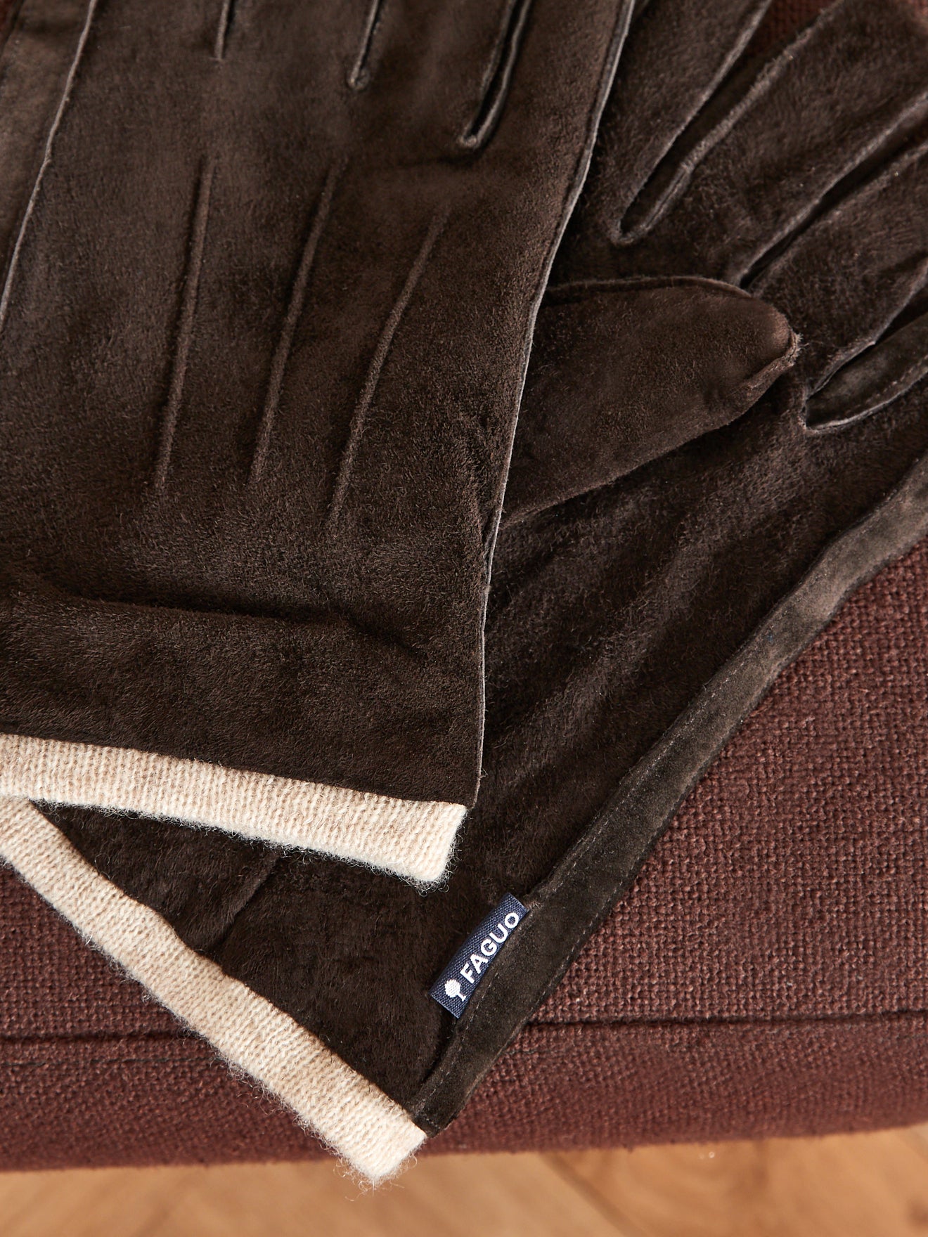 Leren herenhandschoenen "Gloves" - Faguo collection