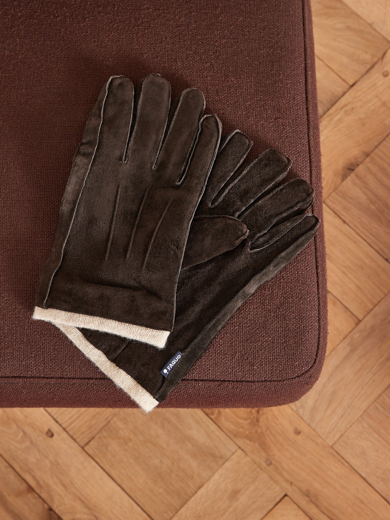 Leren herenhandschoenen "Gloves" - Faguo collection