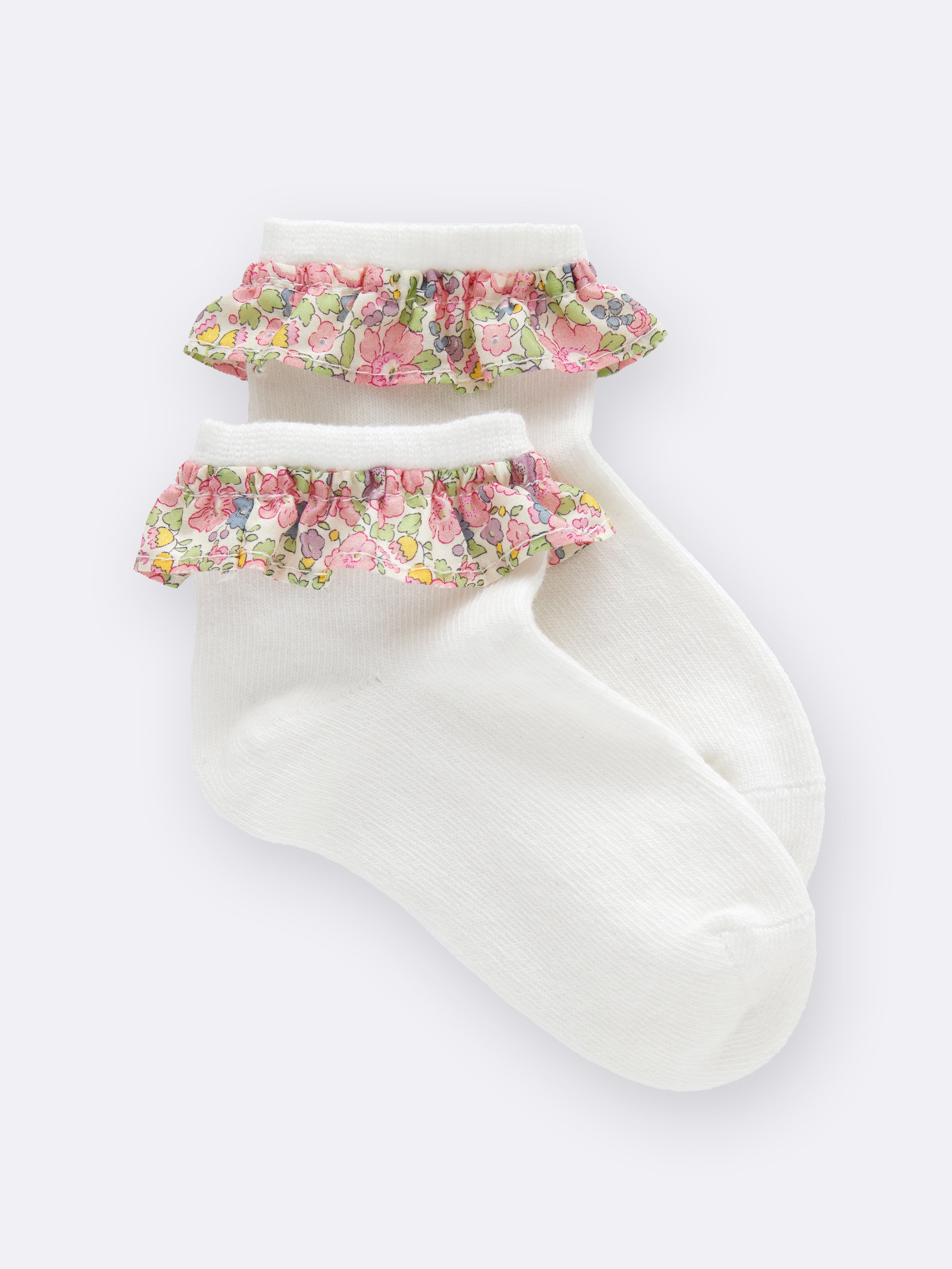 Chaussettes Bébé volant en tissu Liberty Betsy Ann
