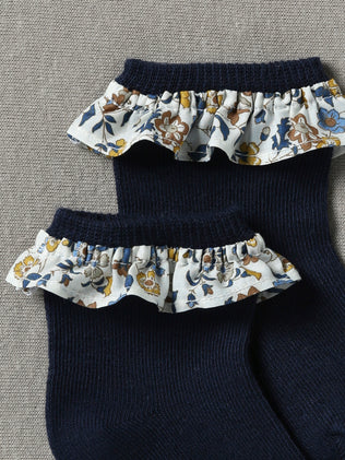 Chaussettes Bébé volants en tissu Liberty Aisha