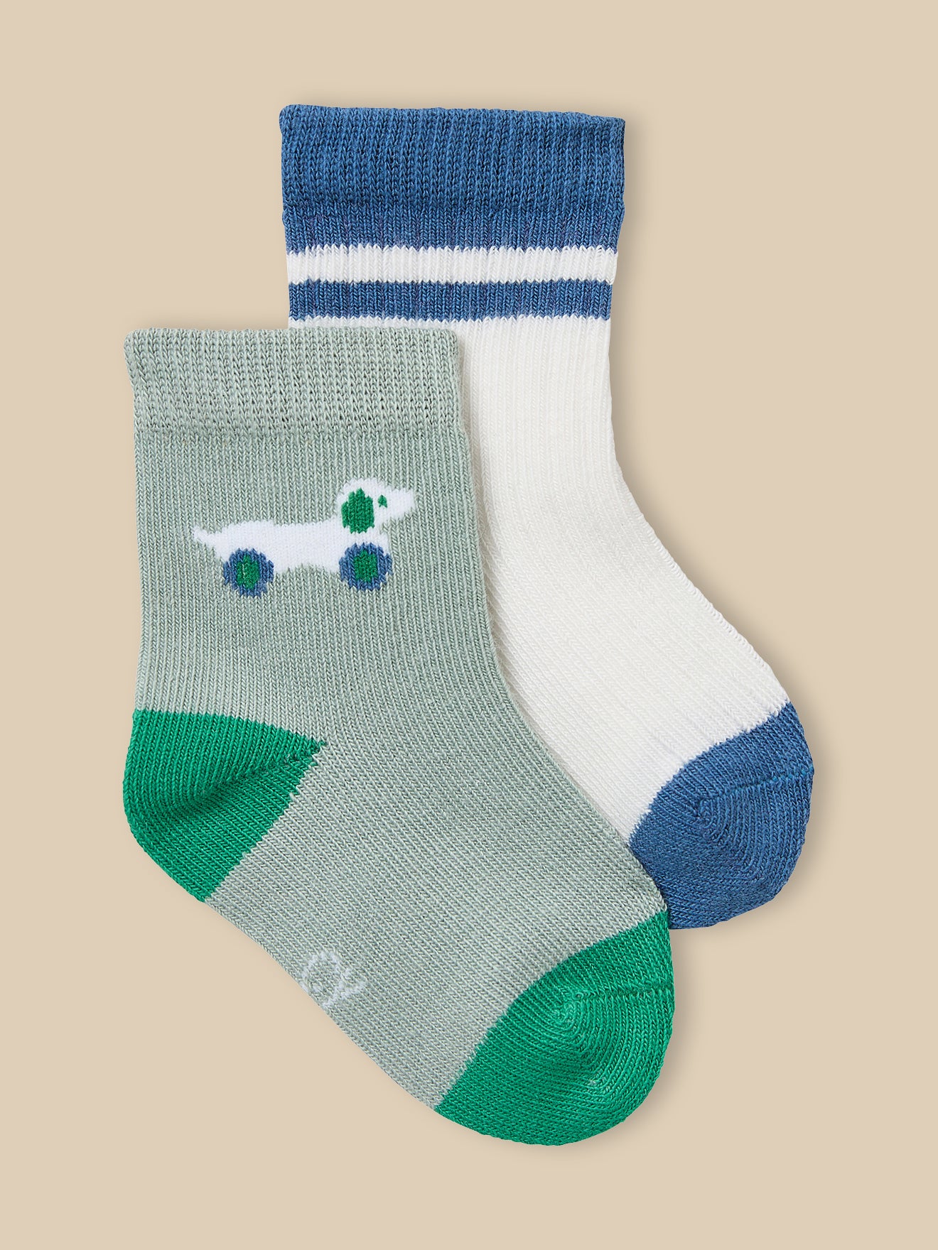 Lot de 2 paires de chaussettes Bébé
