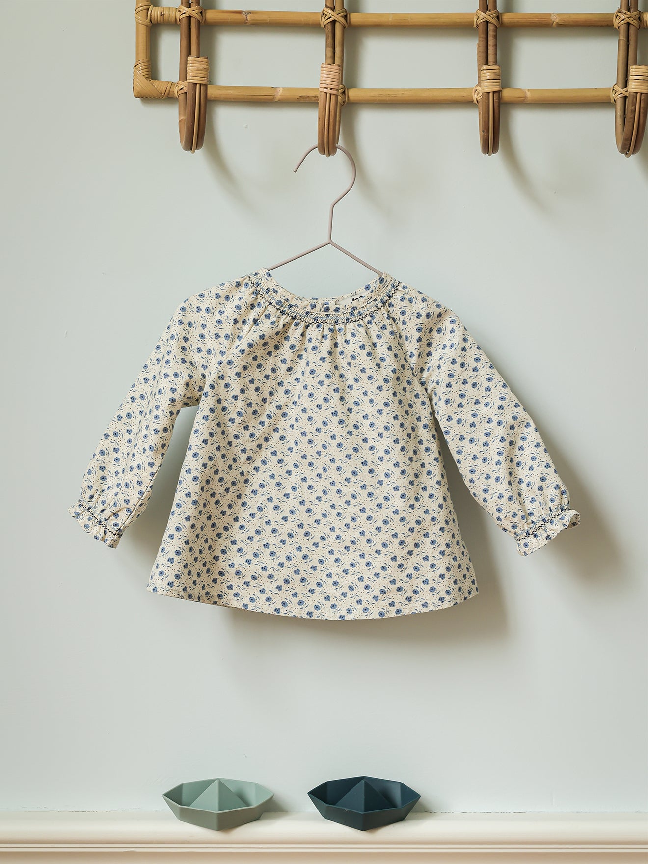 Guimpe Bébé à smocks