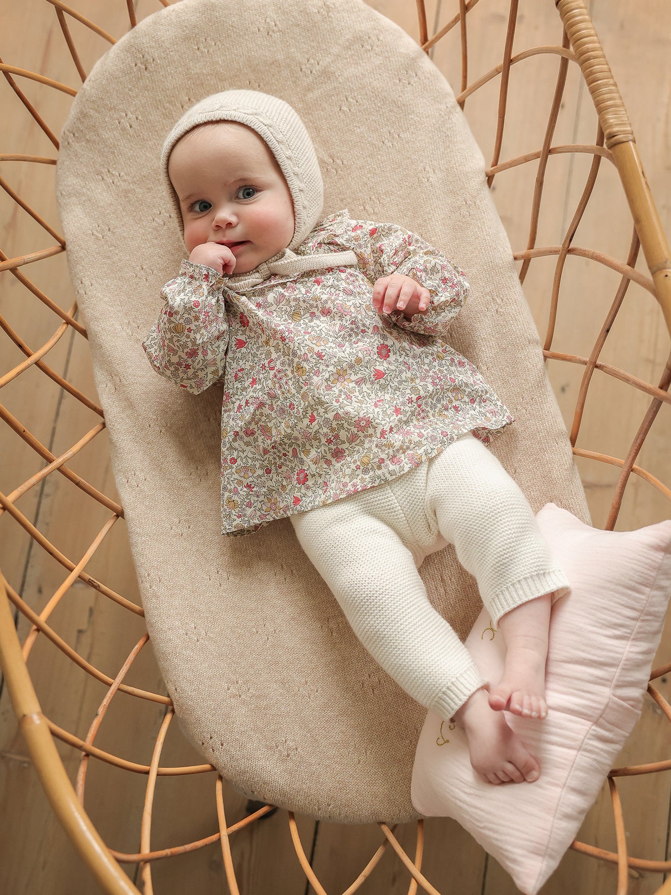 Guimpe en tissu Liberty Godington Bébé
