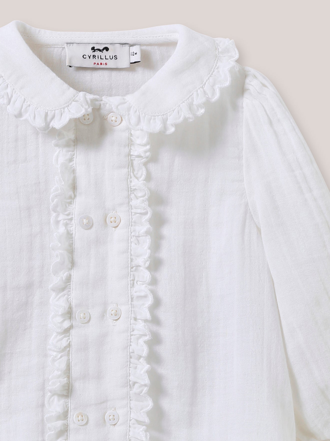 Blouse en double gaze de coton Bébé
