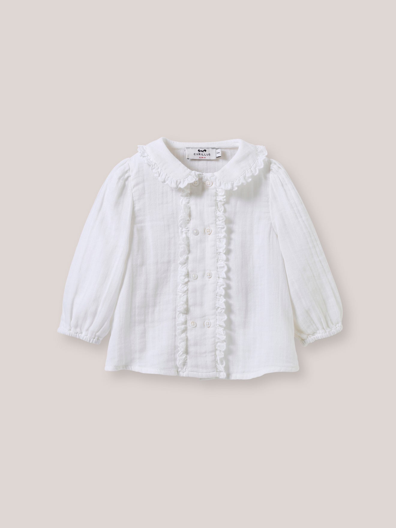 Blouse en double gaze de coton Bébé