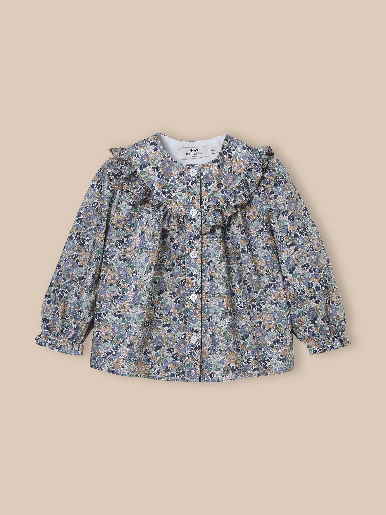 Chemise volantée Bébé imprimé Cassy