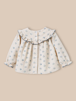 Guimpe en velours imprimé CLAUDY Bébé