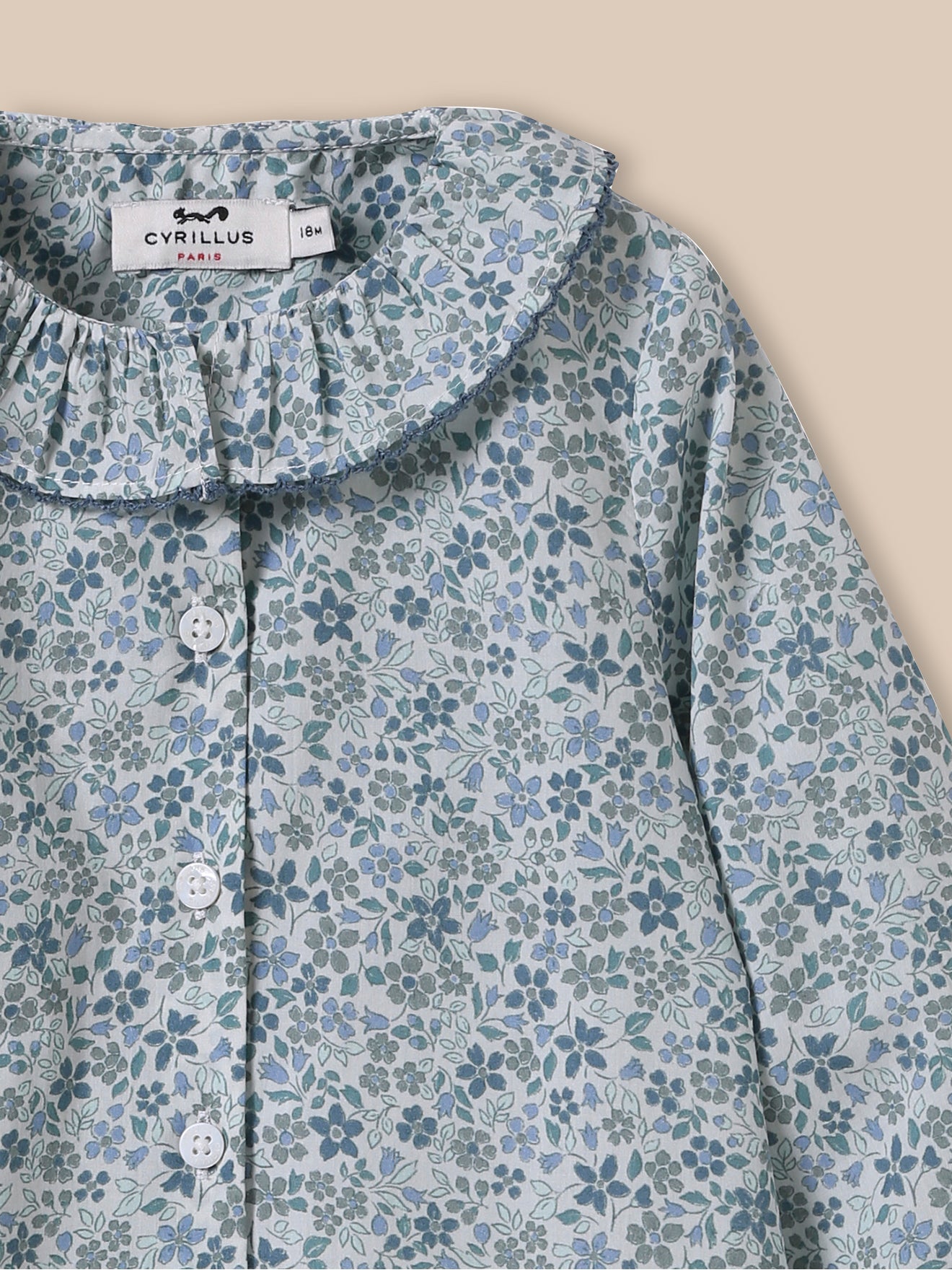 Bedrukt babybloesje Jeanne