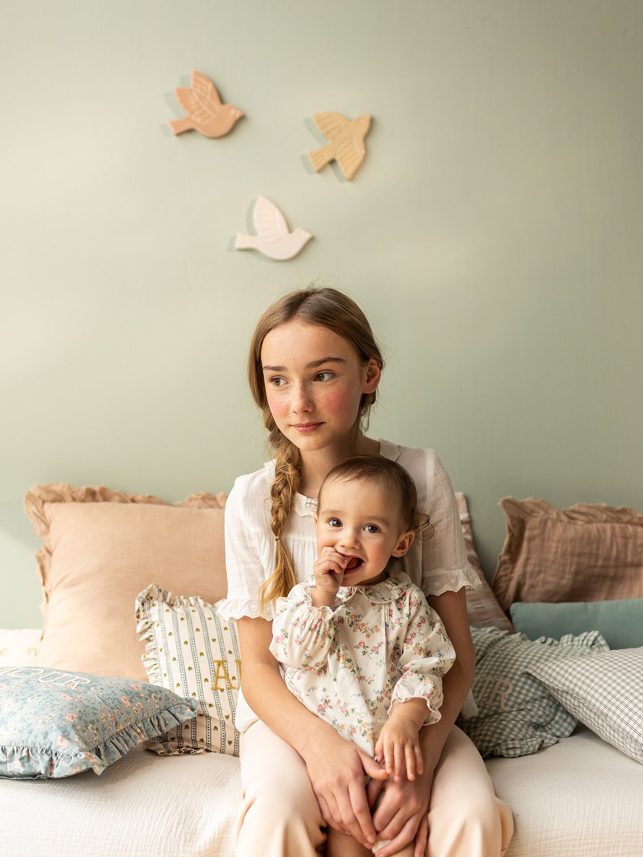 Babybloesje in Liberty-stof