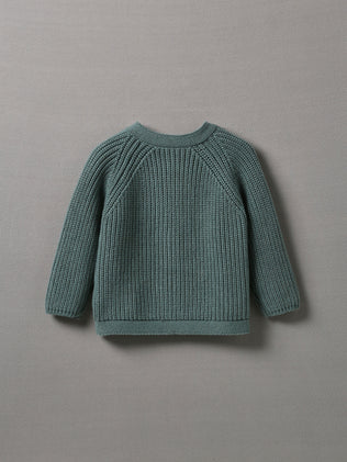 Cardigan Bébé en laine et coton