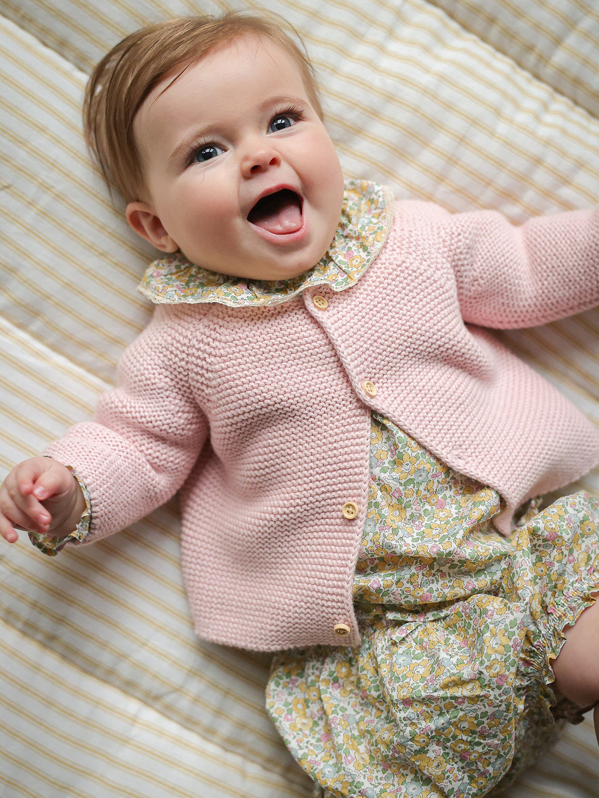 Gilet en laine et coton biologique Bébé