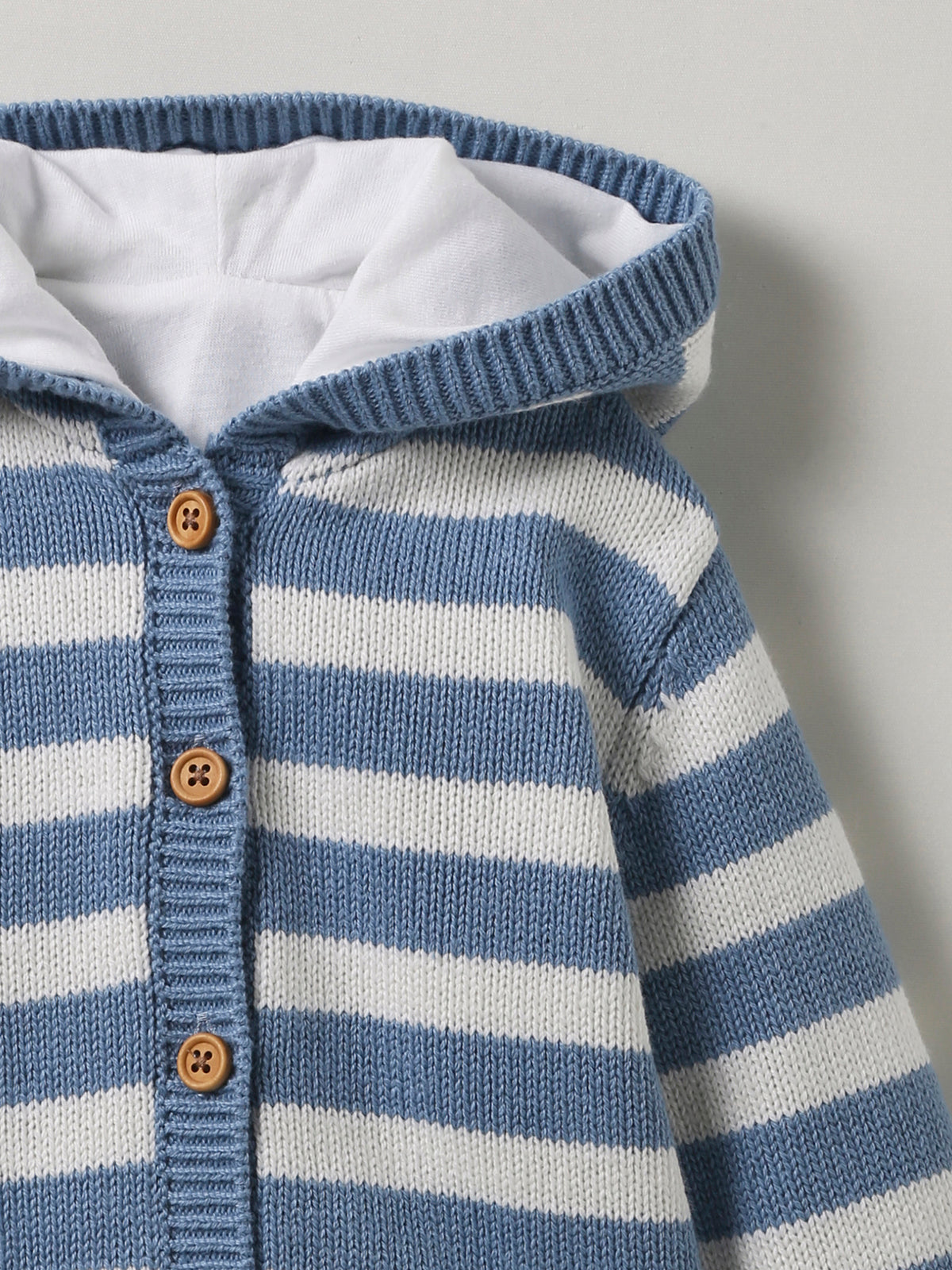Cardigan à capuche Bébé - Coton biologique