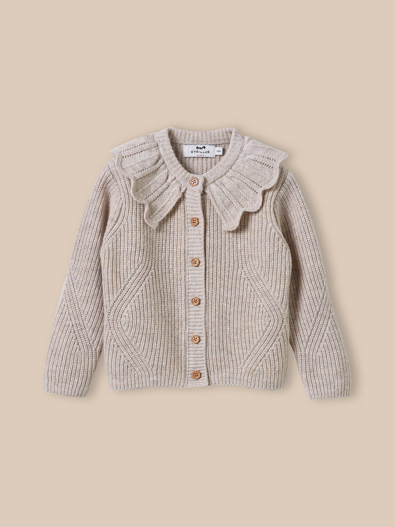 Babycardigan in wol