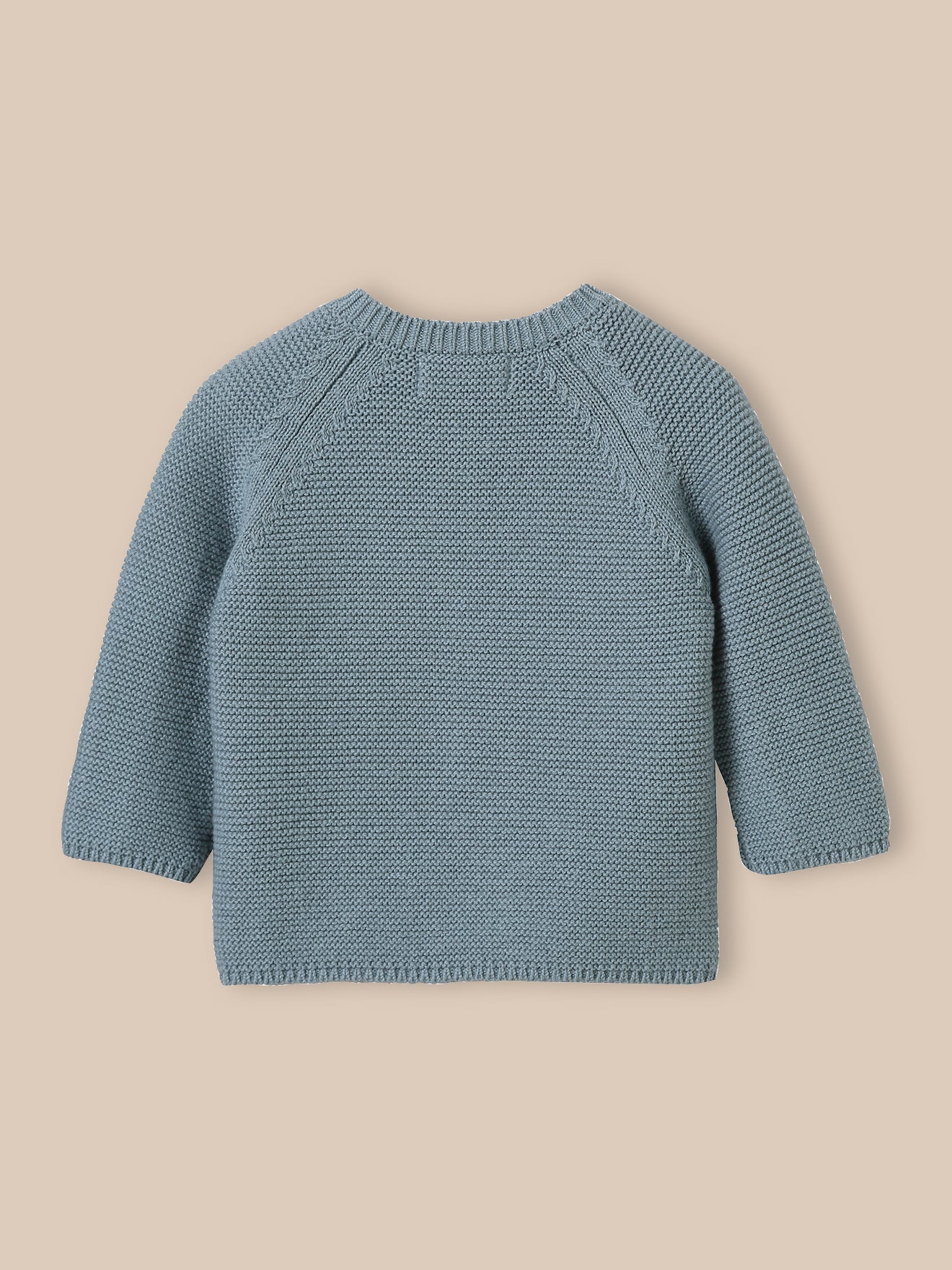 Cardigan en coton biologique et laine Bébé