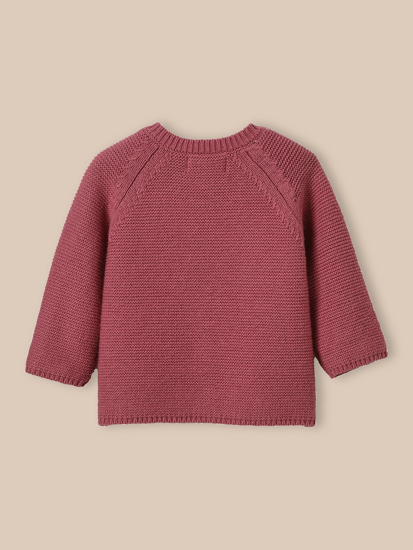 Cardigan en coton biologique et laine Bébé