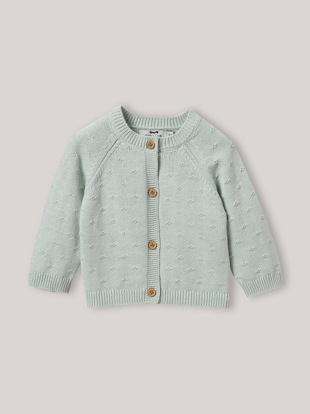 Babycardigan in ajourtricot - Biokatoen