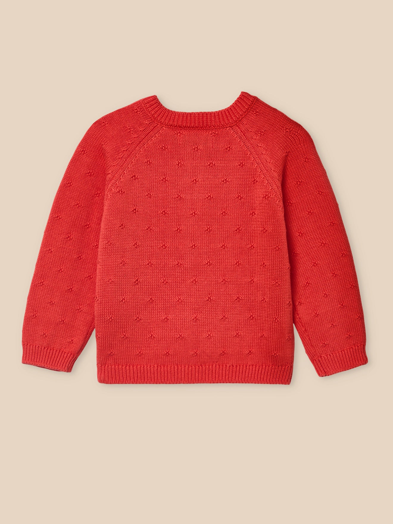 Cardigan maille ajourée bébé - Coton biologique