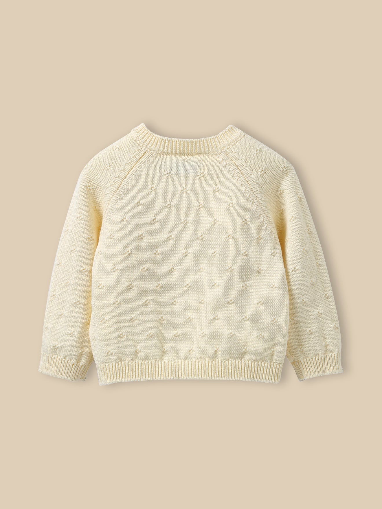 Cardigan maille ajourée bébé - Coton biologique