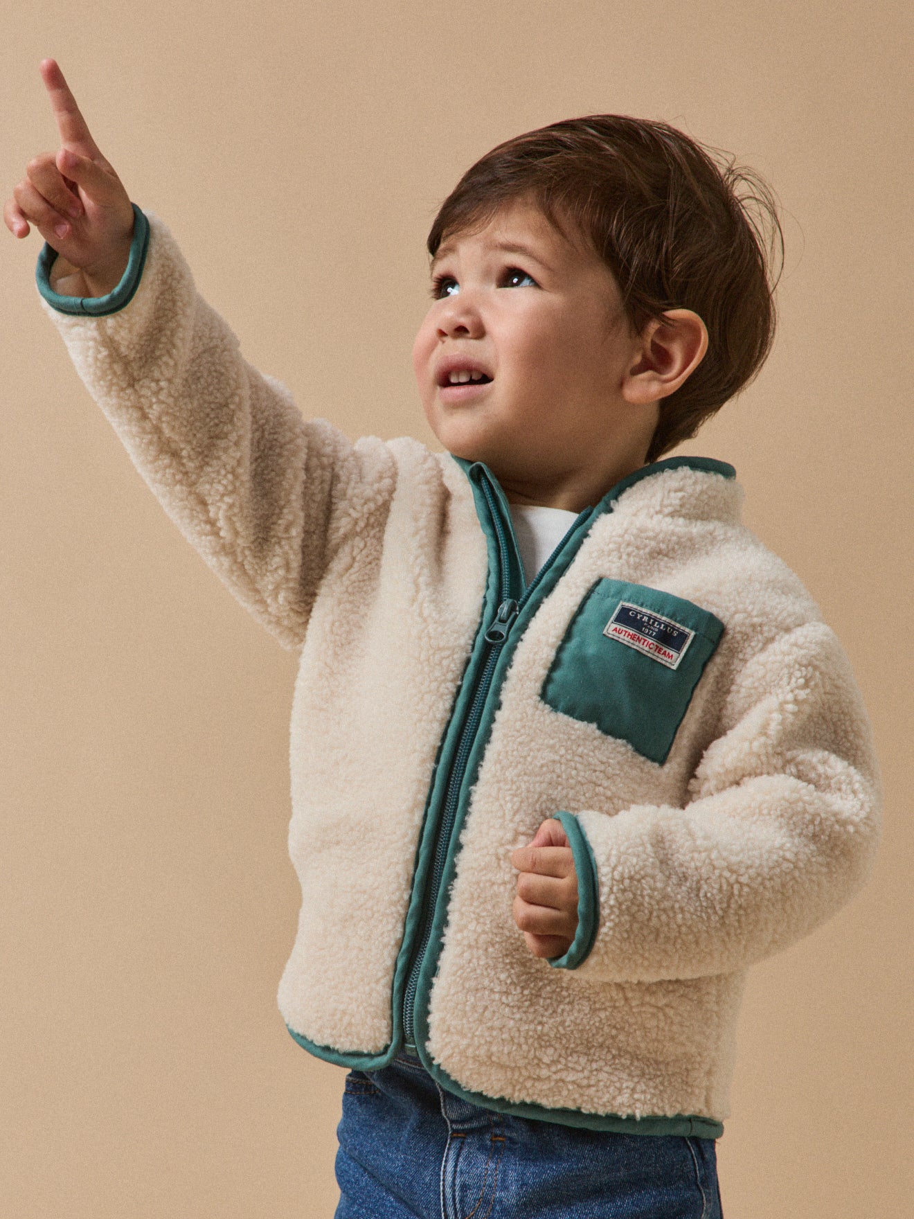 Babyvest in sherpa