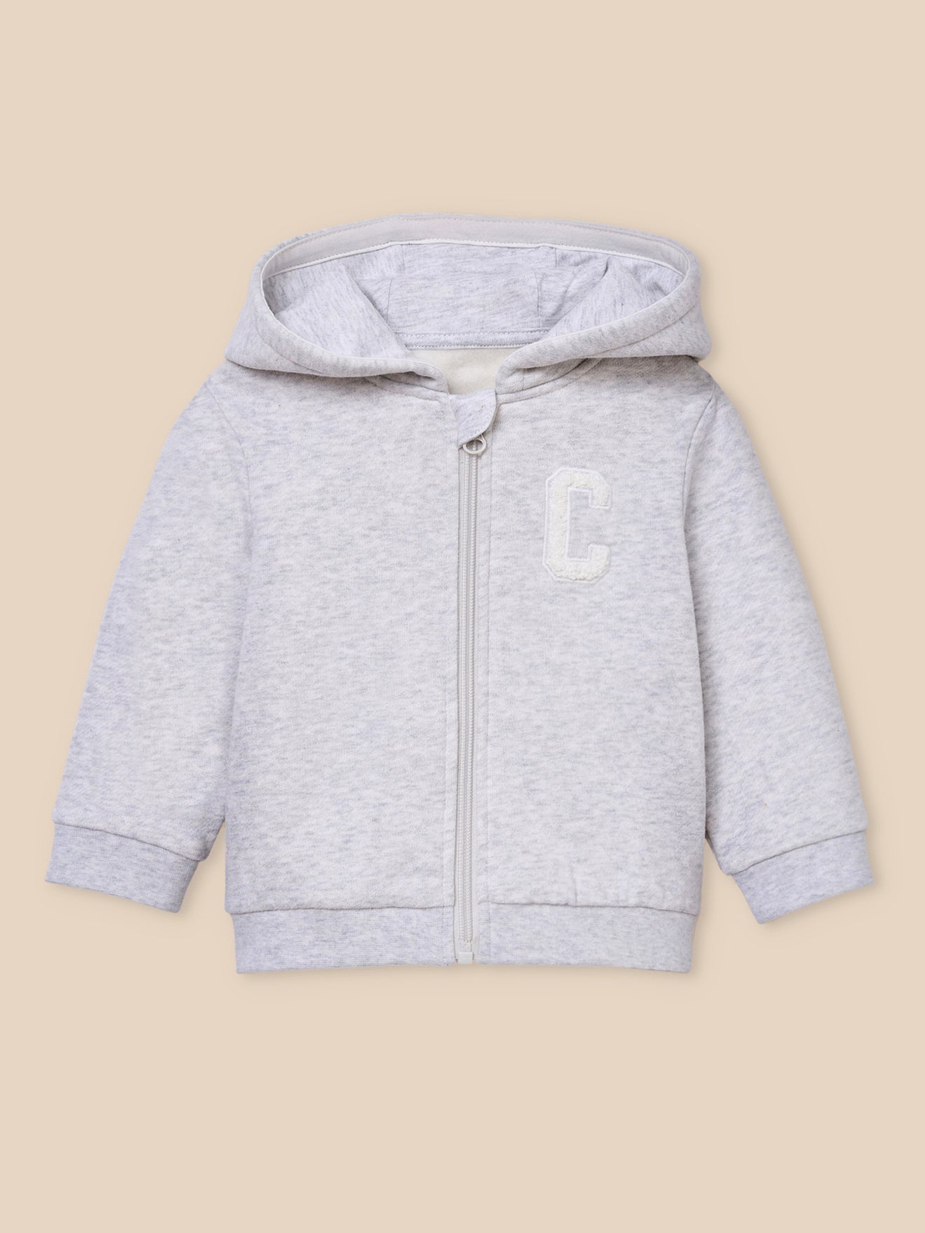 Zip-up hoodie voor baby's - Biologisch katoen