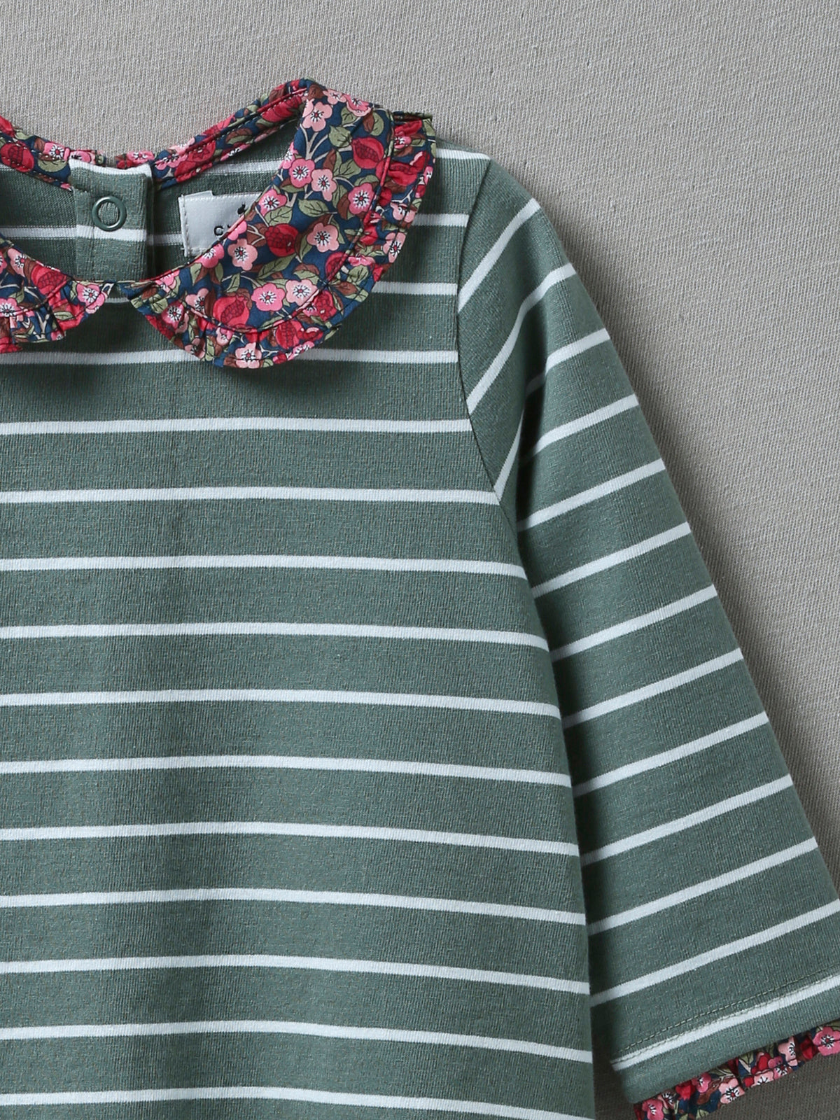 Marinière Bébé tissu Liberty - Coton biologique