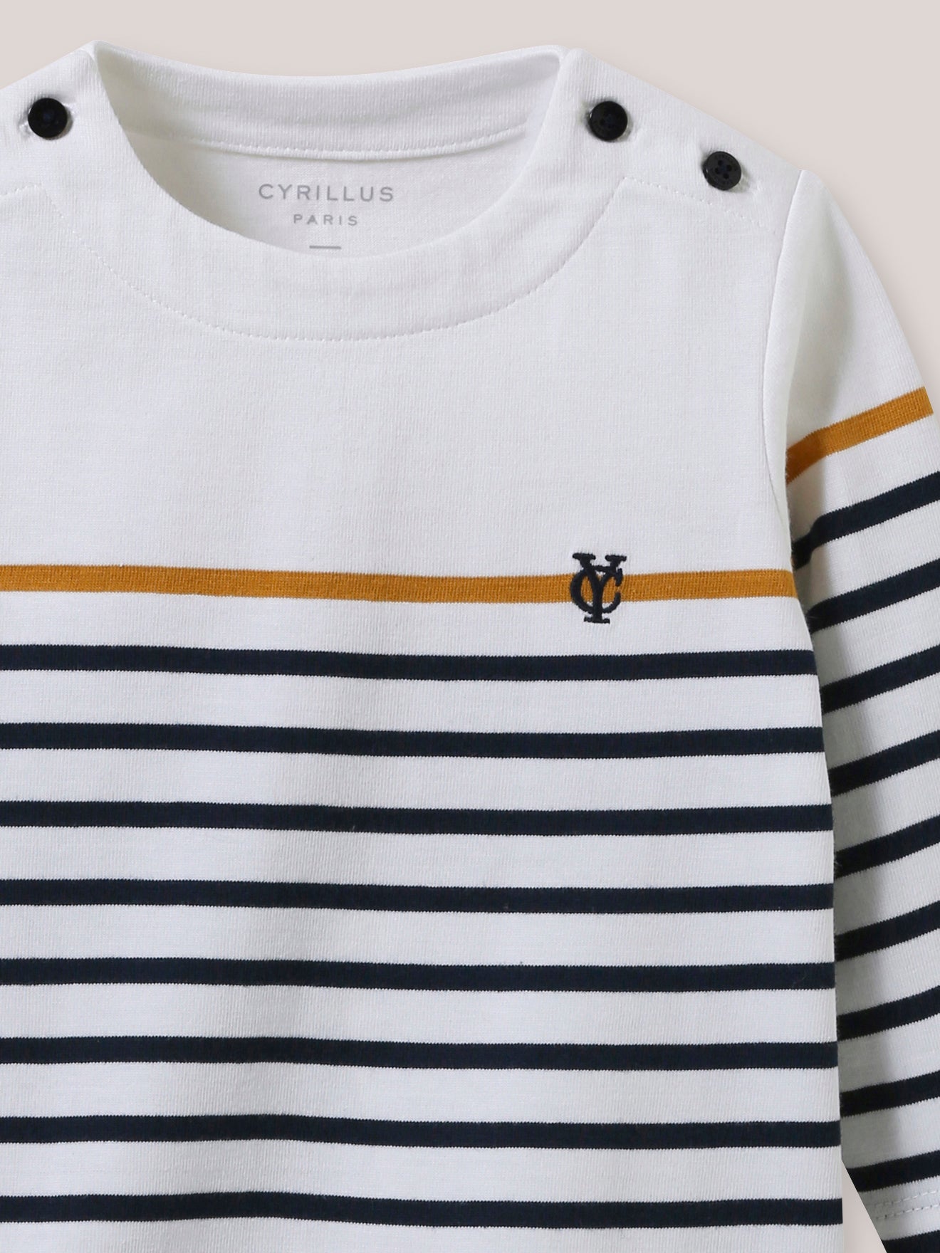 T-shirt marinière Bébé - Coton biologique