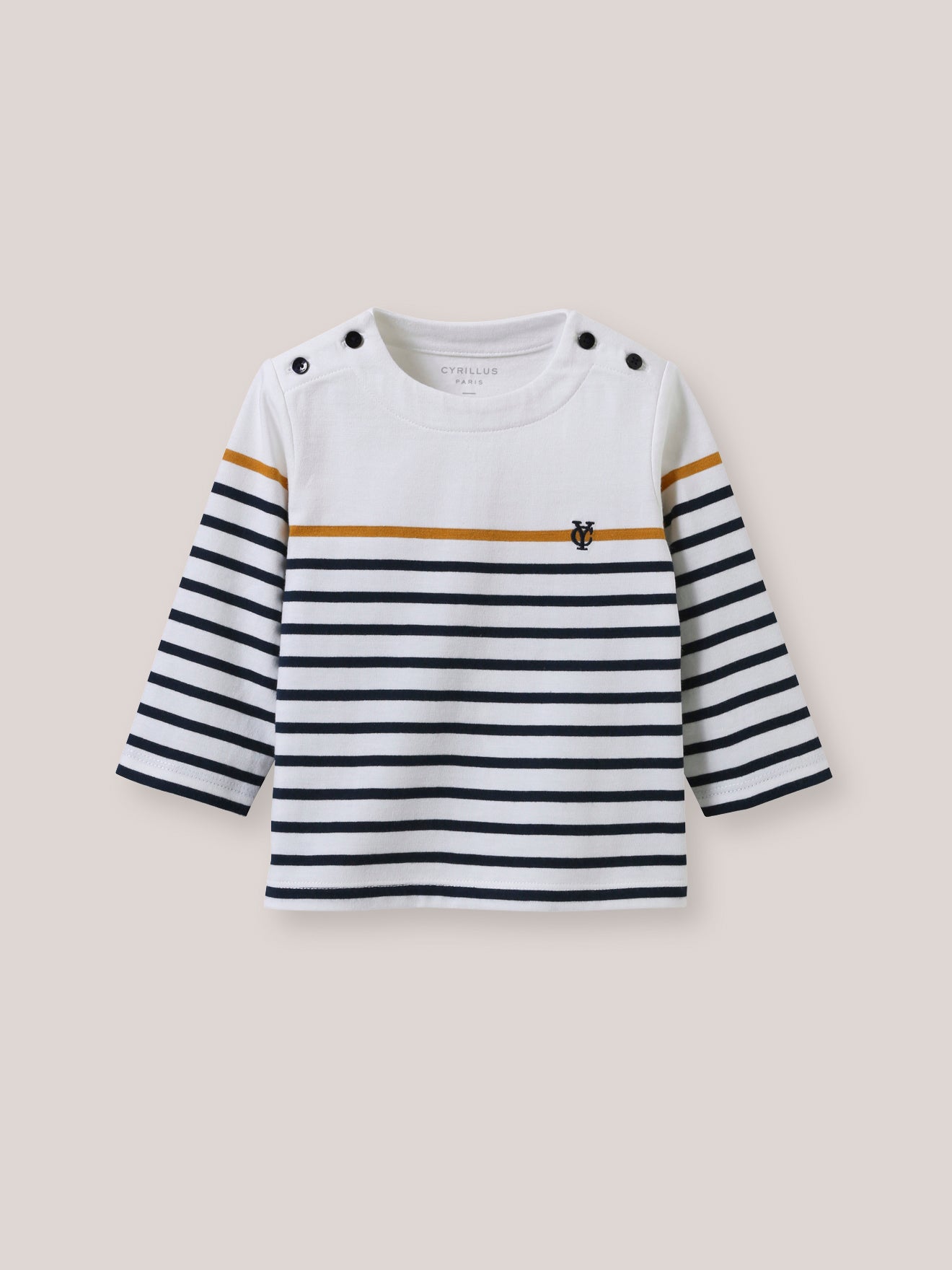 T-shirt marinière Bébé - Coton biologique
