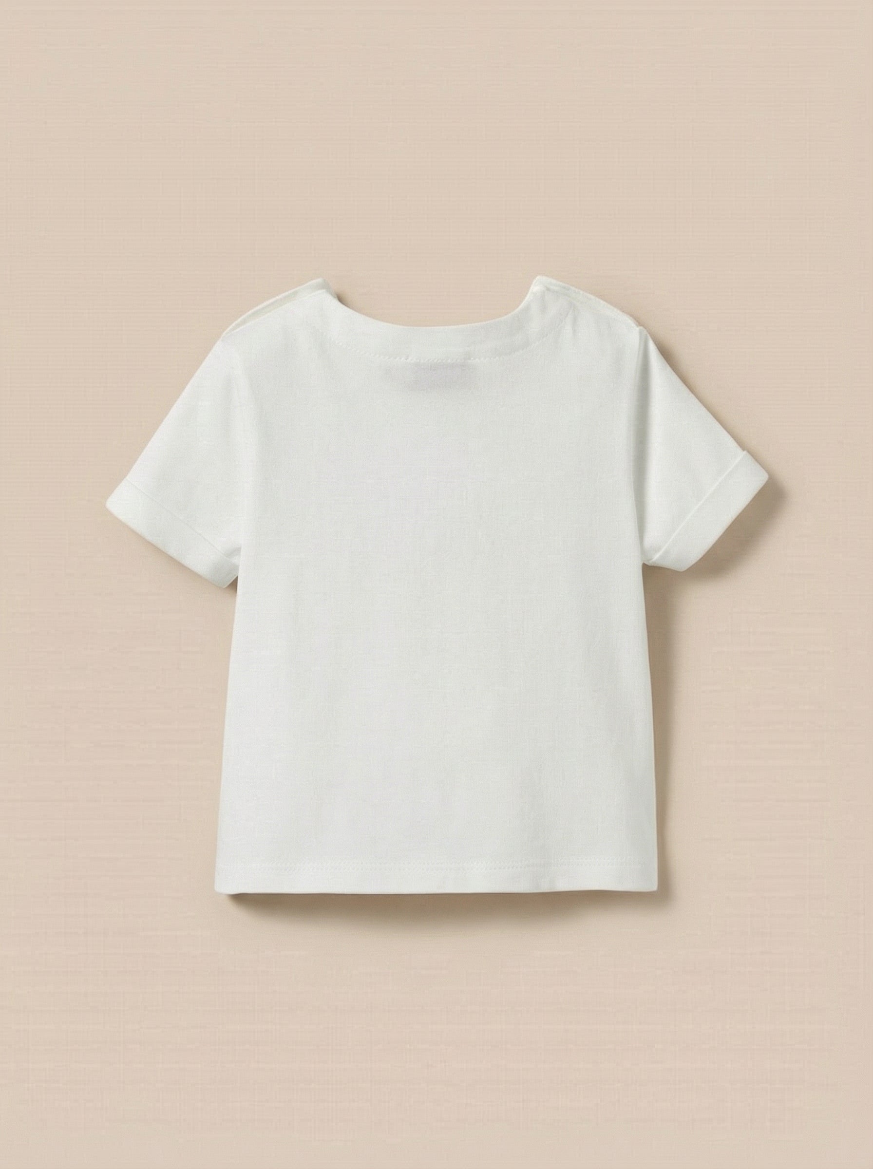 T-shirt Bébé lettres en tissu Liberty - Coton biologique