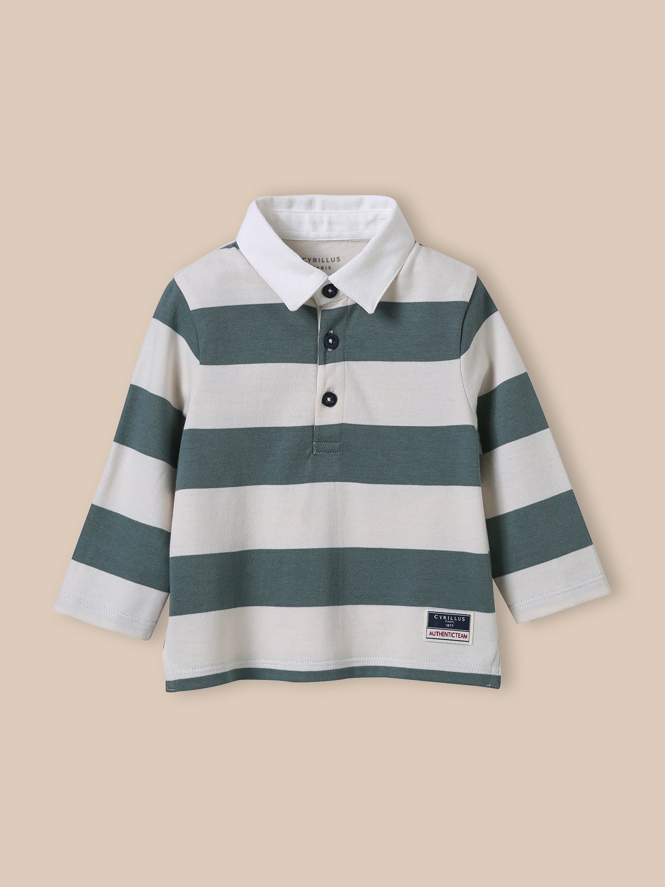 Babypolo in rugbystijl - Biokatoen