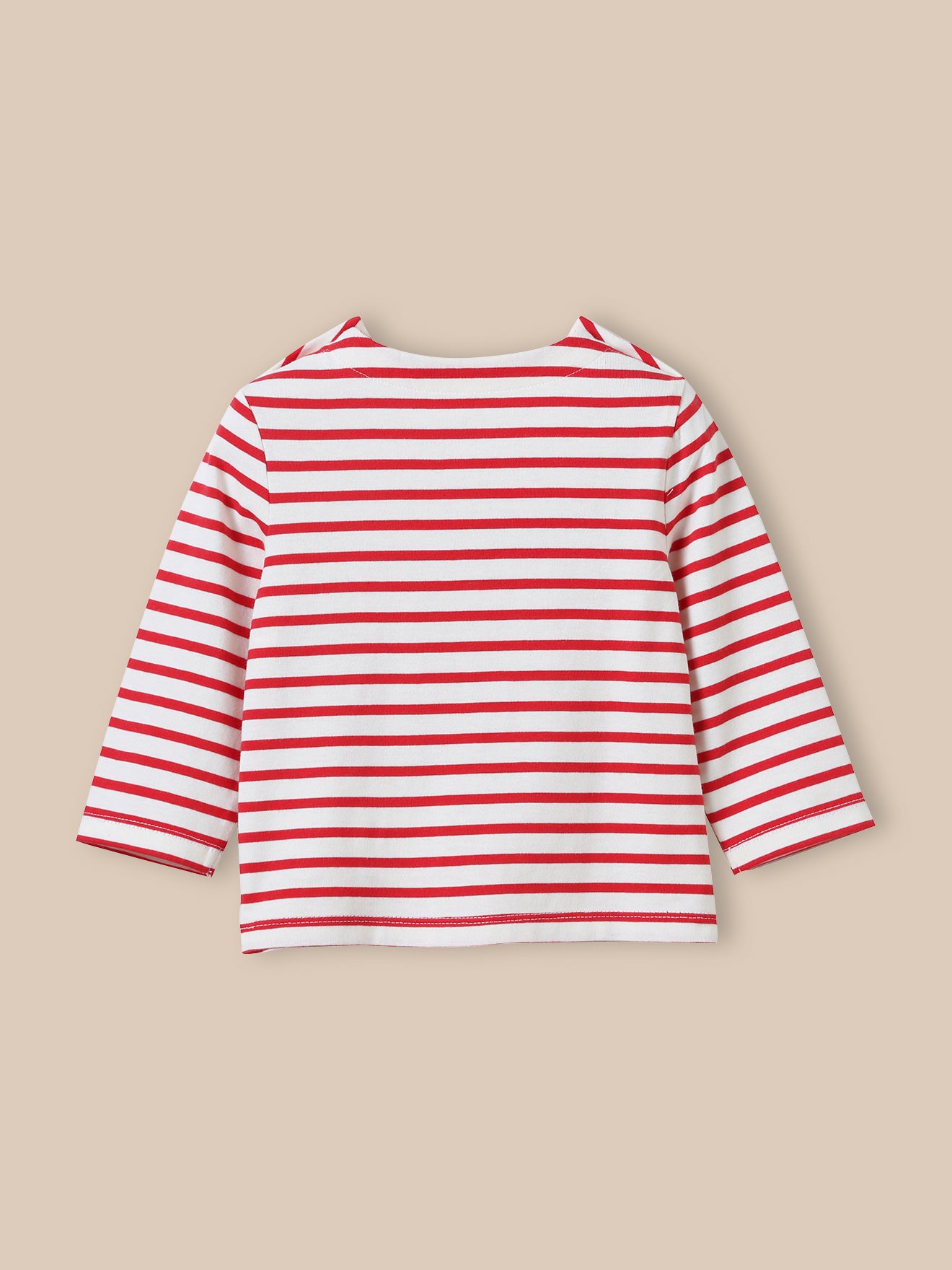 Babyshirt in marinestijl - Biokatoen