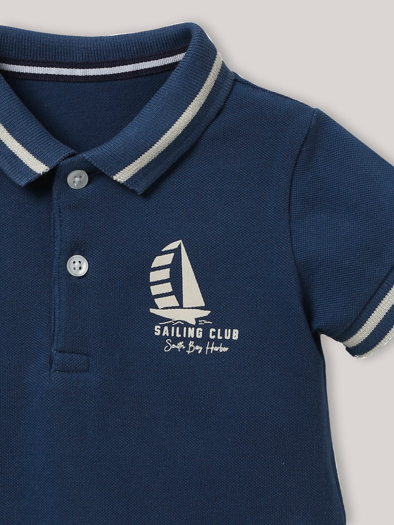 Polo en maille piquée bébé - Coton biologique