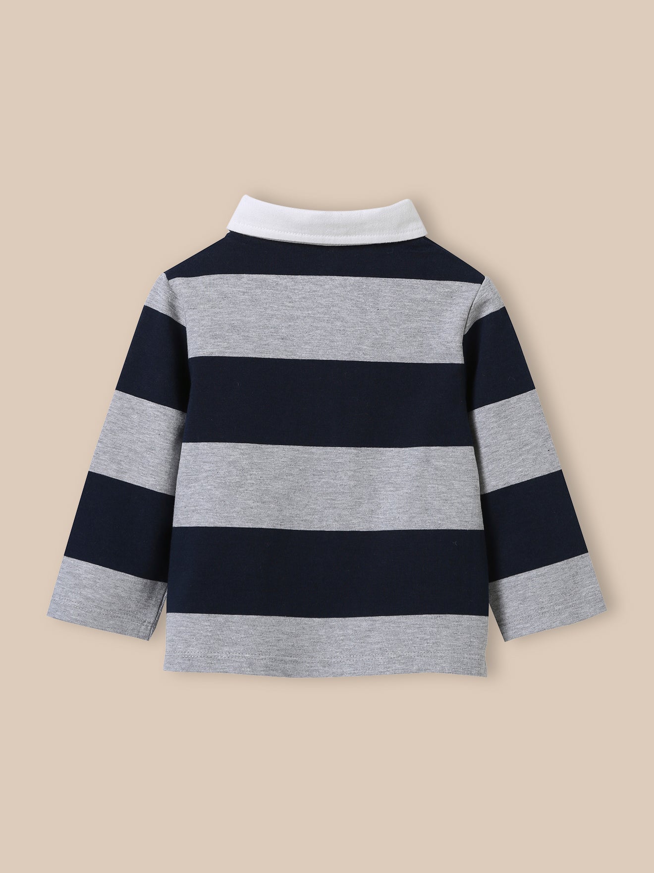 Babypolo in rugbystijl - Biokatoen