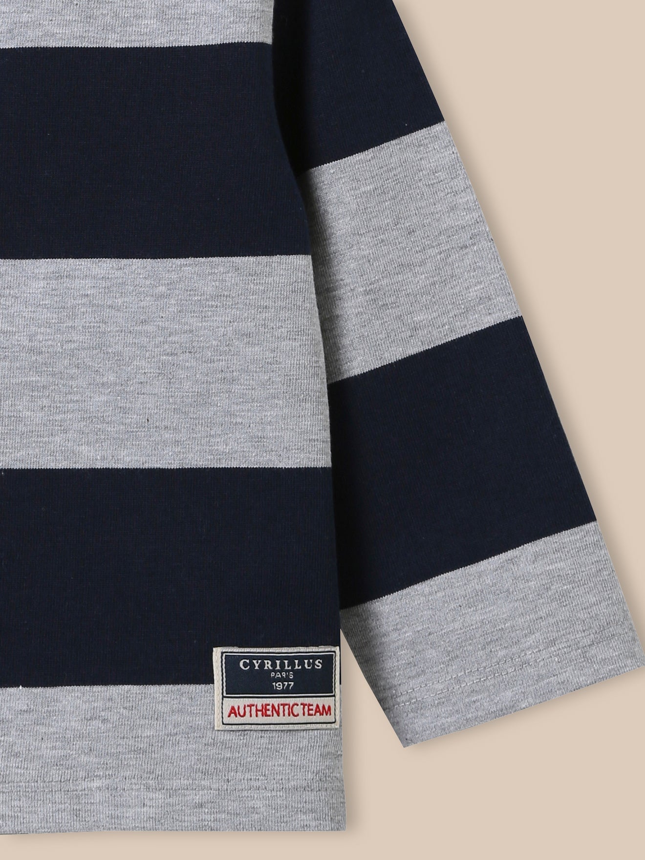 Babypolo in rugbystijl - Biokatoen