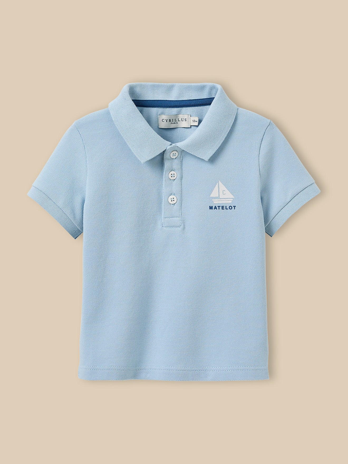 Babypolo in piquétricot - Biologisch katoen