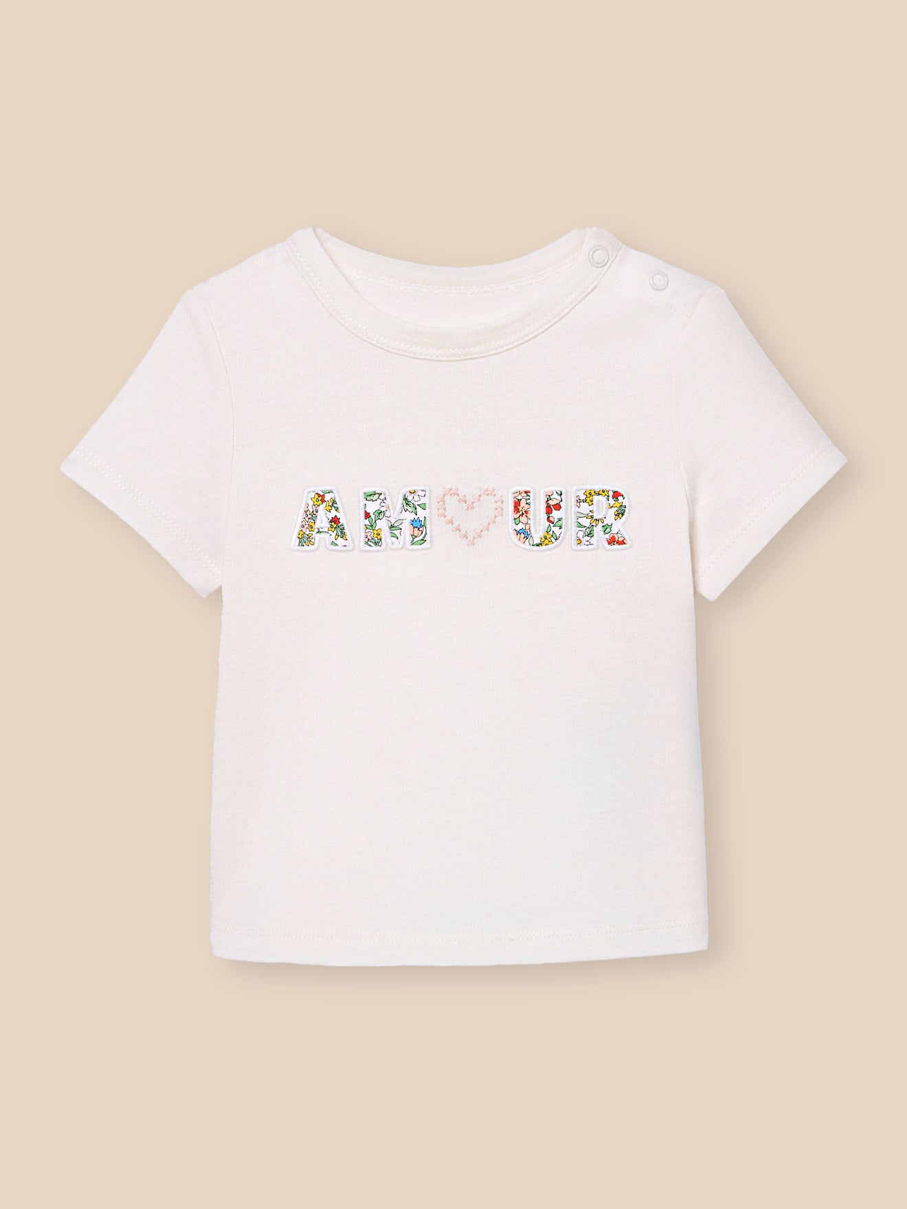 T-shirt Bébé tissu Liberty - Coton biologique