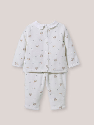 2-delige babypyjama in velours