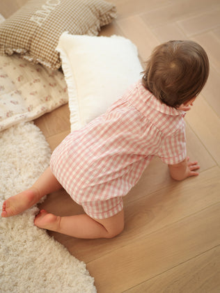 Babyslaappakje in vichy