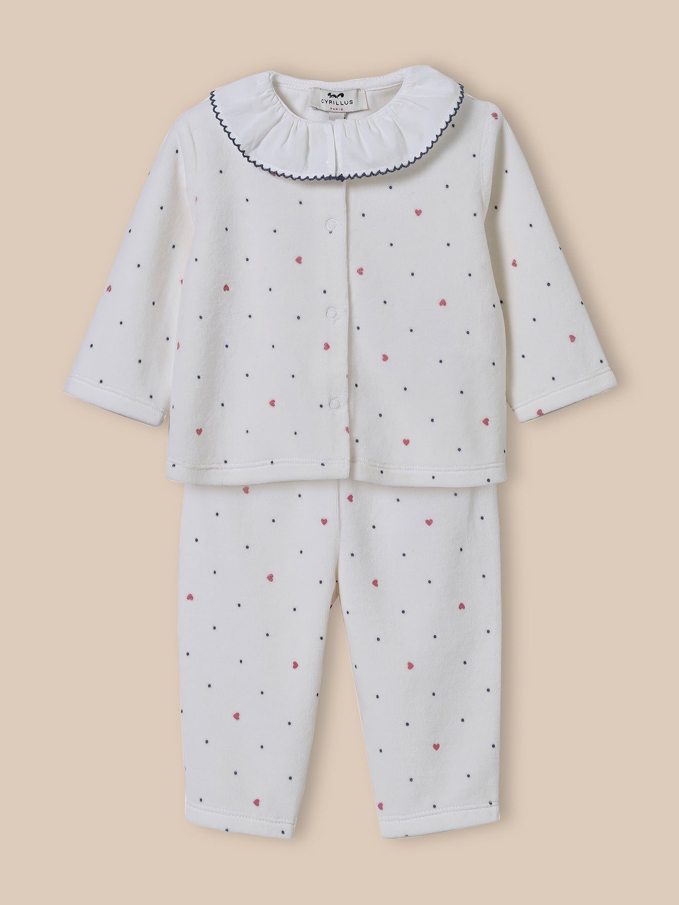 Babypyjama in velours