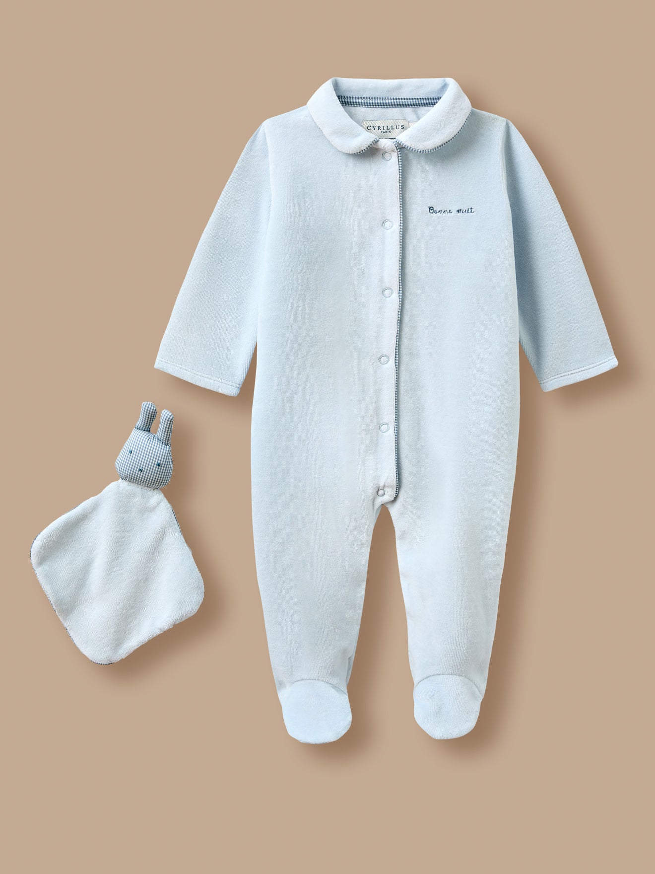 Babypakje in fluweel